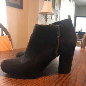 Madden Girl Tall Black Booties Size 7